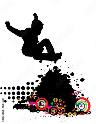 skater grunge design