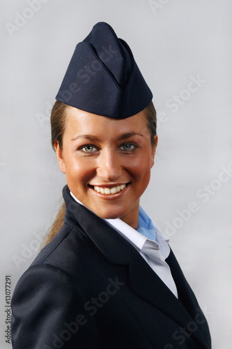 air hostess (stewardess)