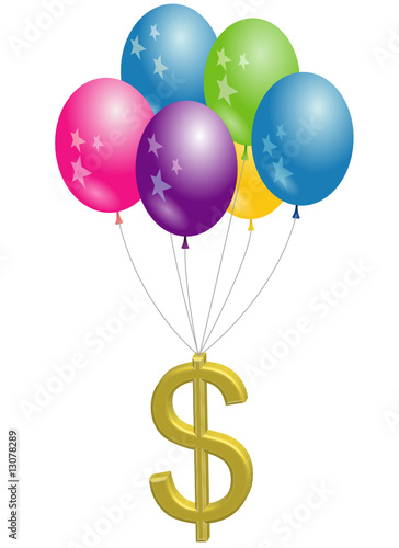 ballons avec le sigle $
