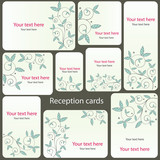 Reception card set