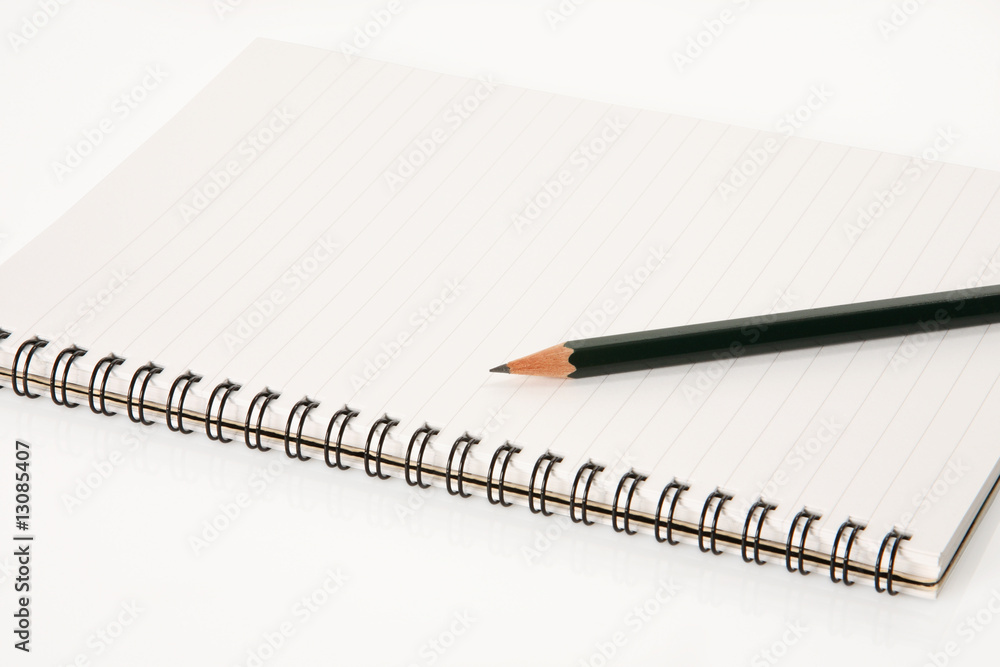 Notebook with pencil Notebook with pencil