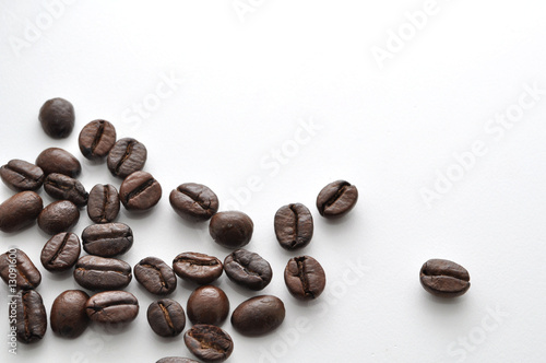 sfondo con chicchi di caffè photo
