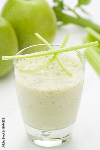 fresh fruit milk shake apple