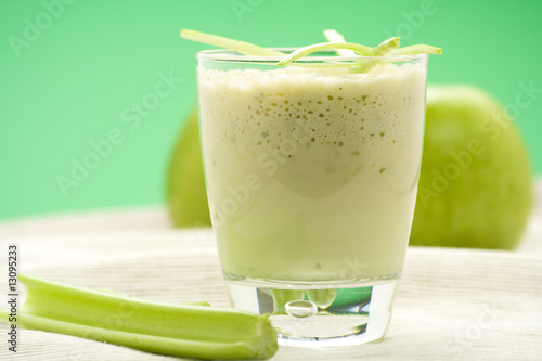 fresh fruit milk shake apple