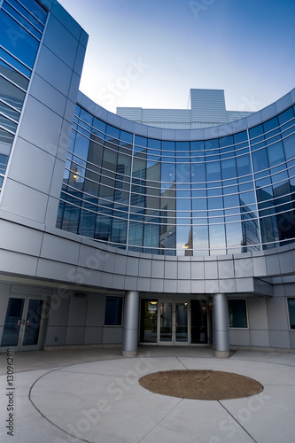 Curved office building