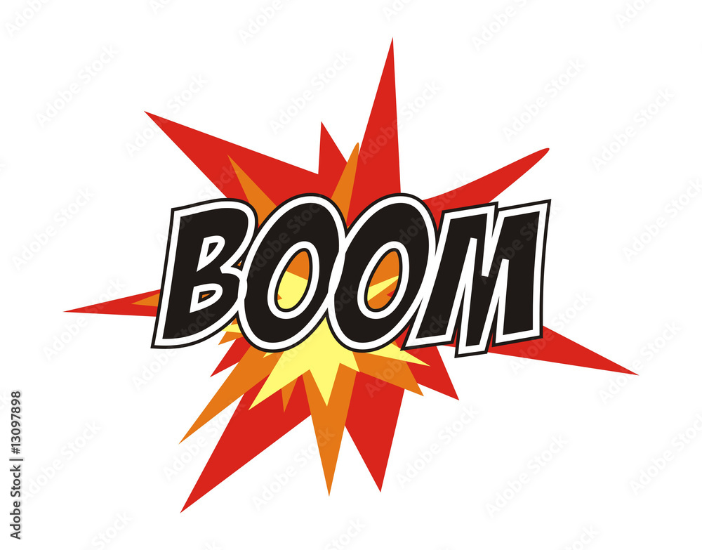 Fototapeta premium boom explosion