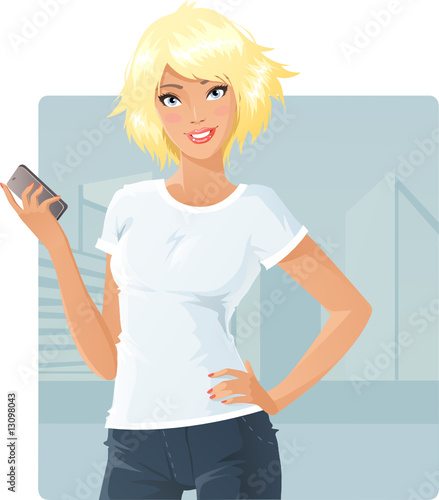 T-shirt model