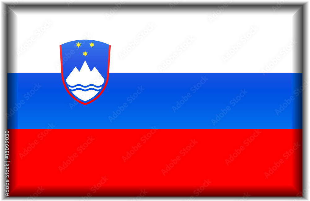 Fototapeta premium Flag of Slovenia
