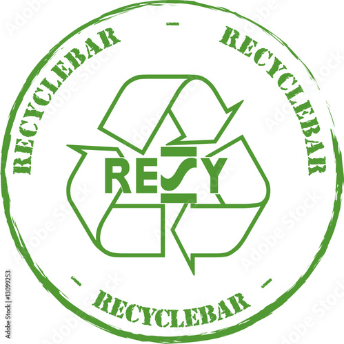 Stempel recyclebar rund