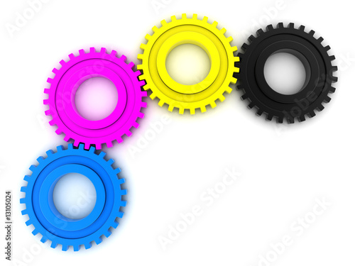 CMYK Gears
