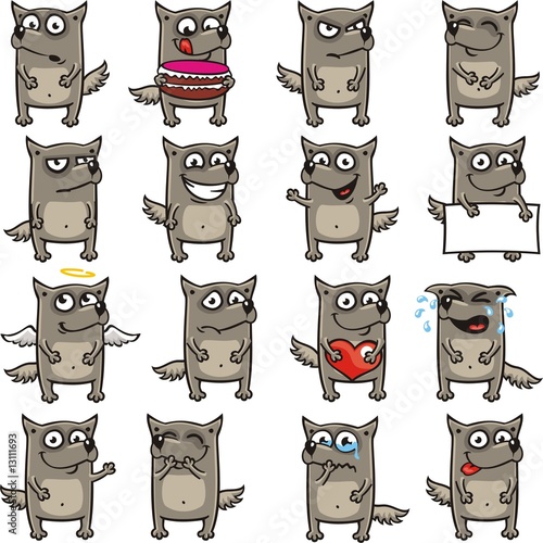Funny wolves (1)