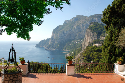 Nice view from the terrace of luxury villa © Natalia Barsukova