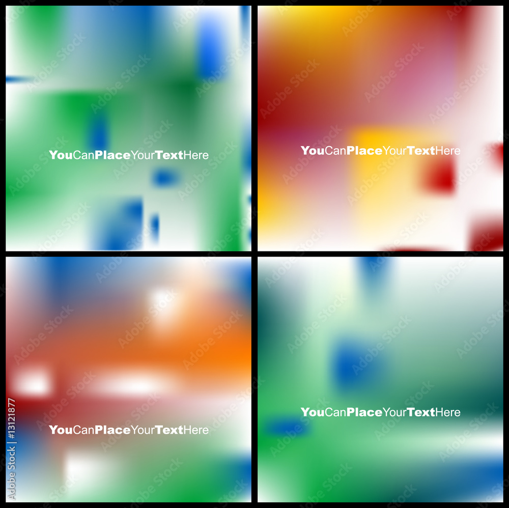 Various Vector Gradient background Various Vector Gradient background