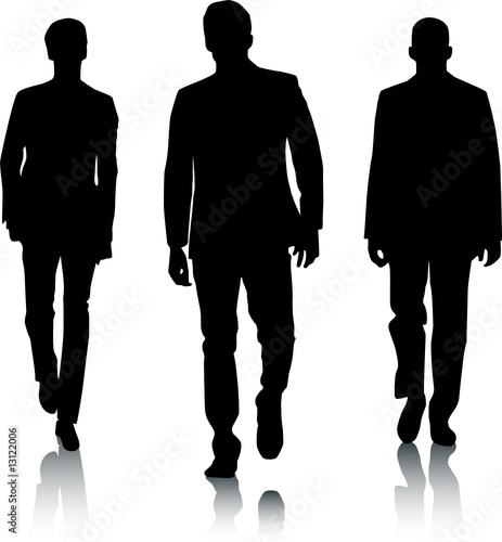 Silhouette fashion men