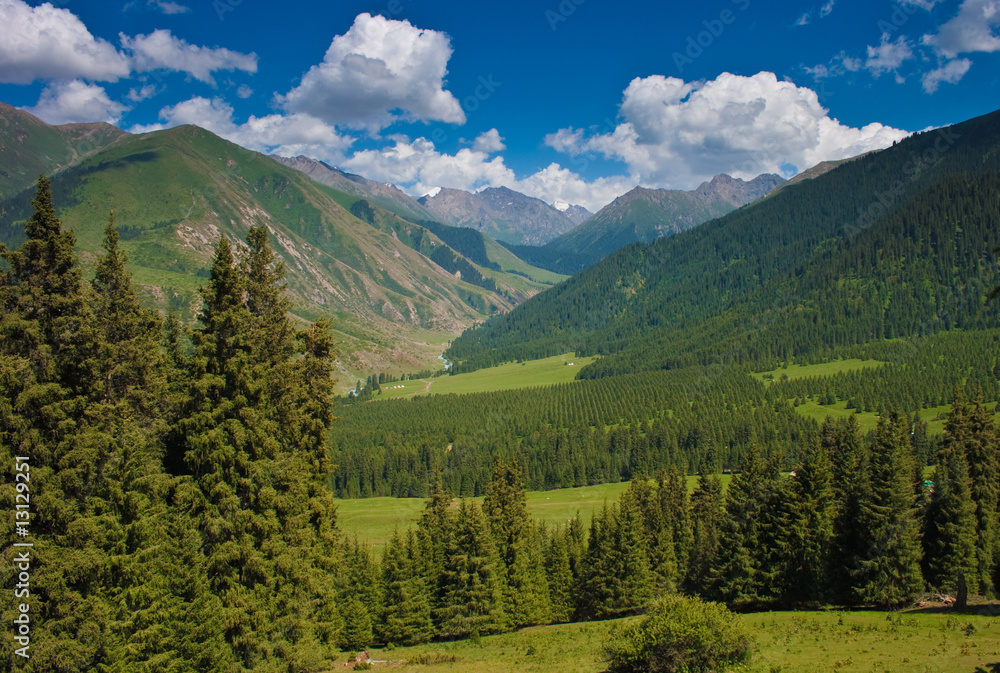 View of valley