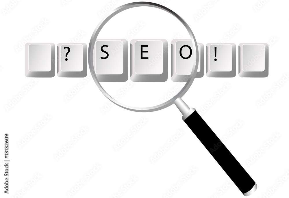 SEO keys magnifying glass search optimized searches SEO keys magnifying glass search optimized searches