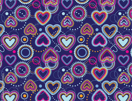 Dotty hearts seamless