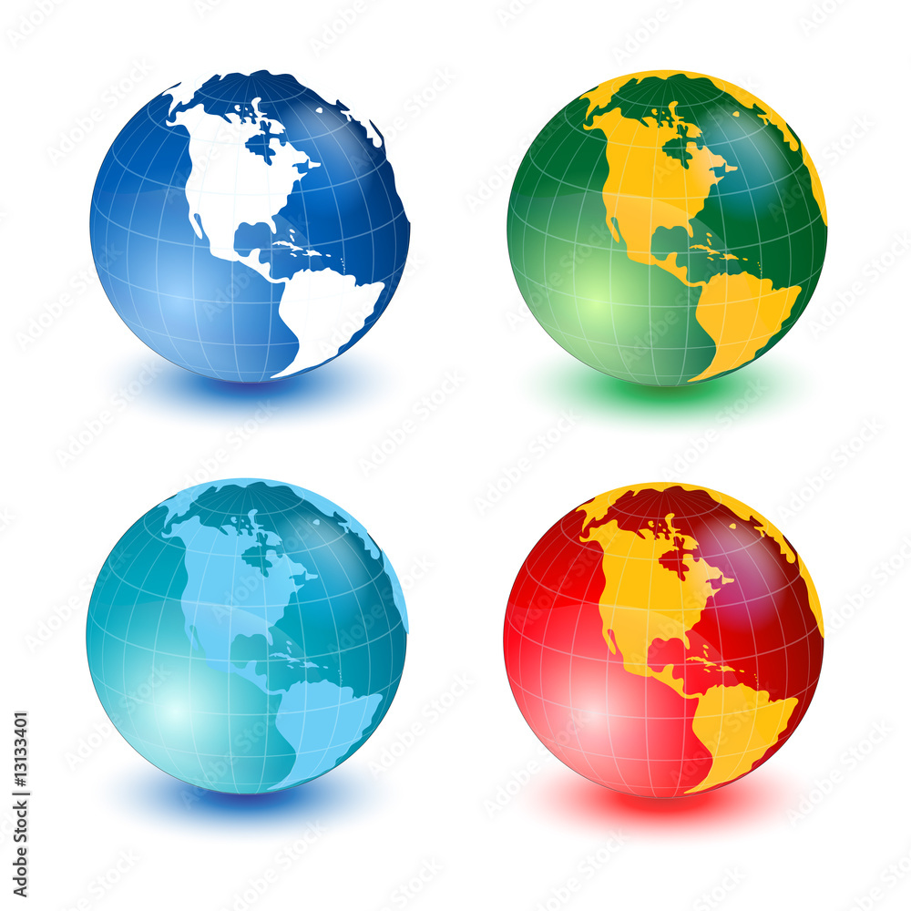 World global planet earth icon