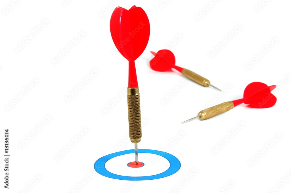 Dart arrow hit the target Dart arrow hit the target