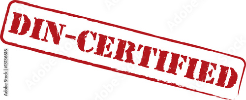 Stempel Din-certified