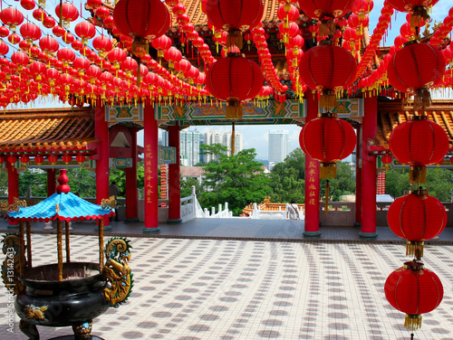 Photography Chinese temple outside Kuala Lumpur