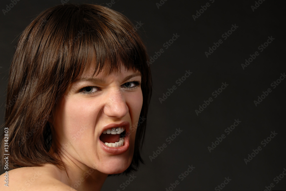 Frau mit Biß Frau mit Biß