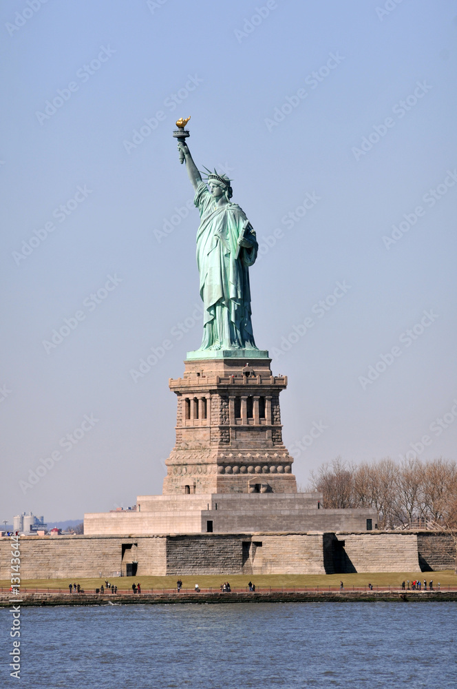 Statue of Liberty on a Clear Blue day. Statue of Liberty on a Clear Blue day.