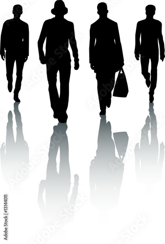 Silhouette fashion men