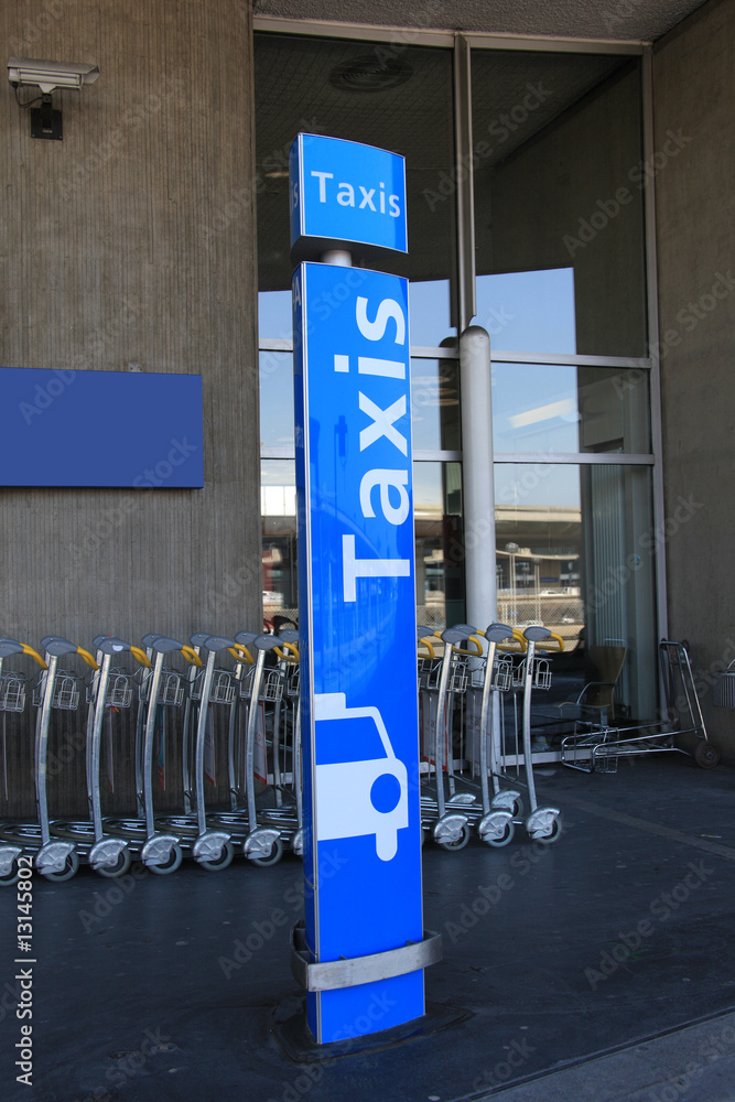 borne de taxi