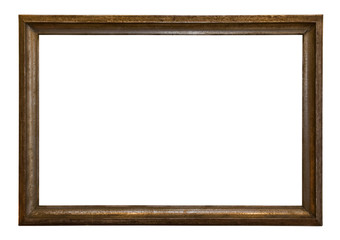 Antique picture frame with clipping path