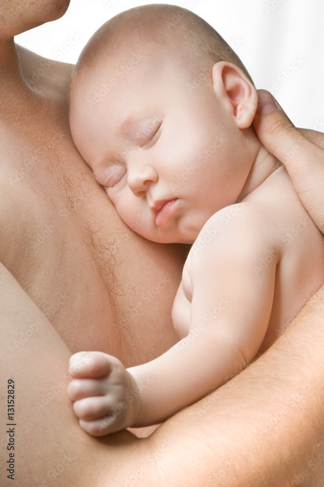 son on father hands son on father hands