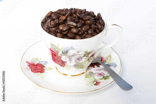 Cup with beans