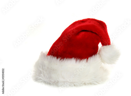 Santa Claus Hat on White