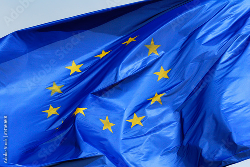 bandiera della unione Europea photo