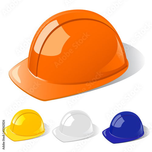 Construction workers hard hat