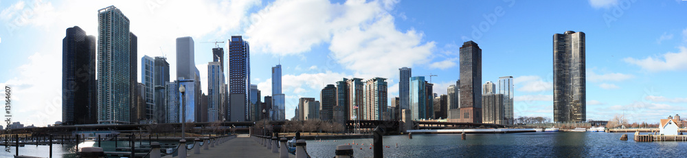 Chicago Hafen Skyline