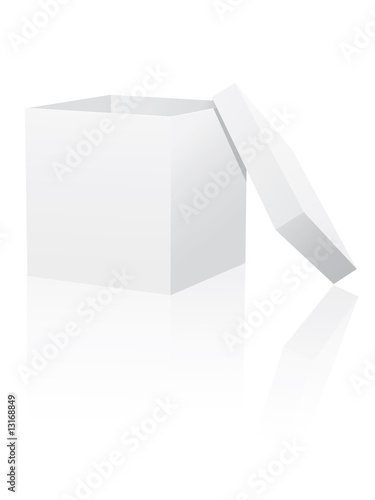 White box with lid