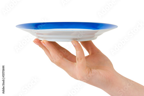 Hand with plate