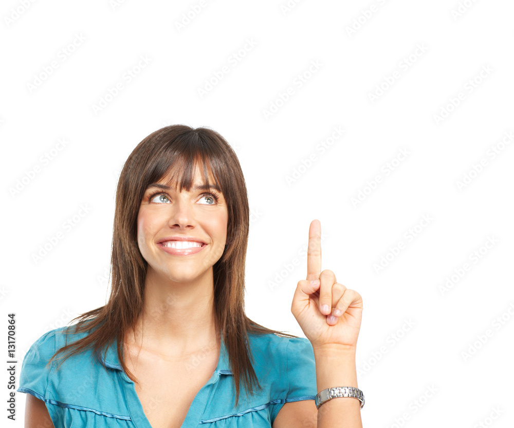 Beautiful smiling woman Beautiful smiling woman