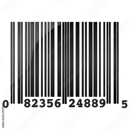 Glossy barcode