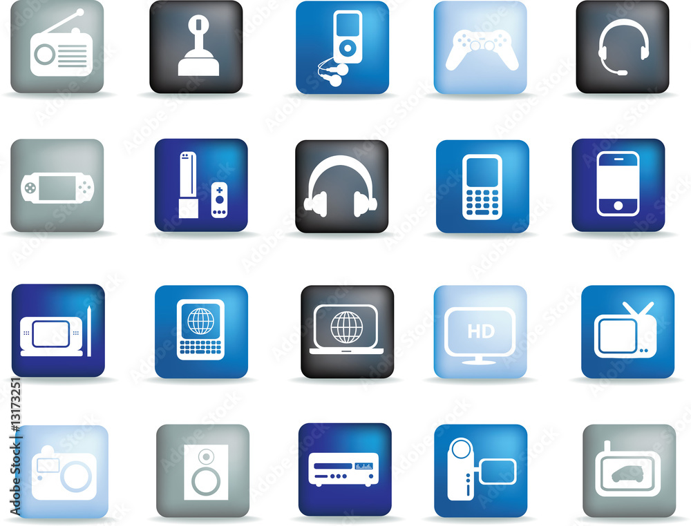 ELECTRONIC ICONS BUTTONS ELECTRONIC ICONS BUTTONS