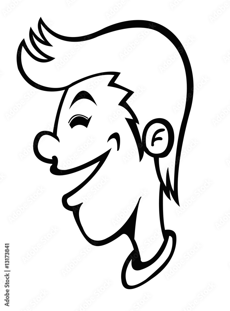 Fototapeta premium cartoon man