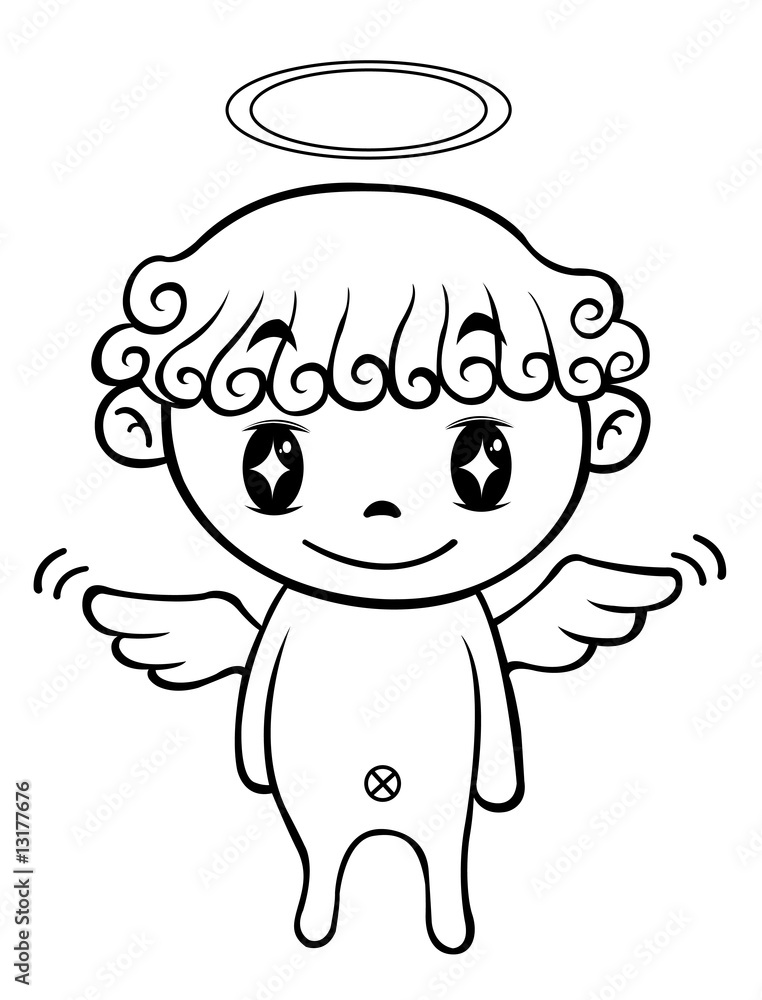 Obraz premium cartoon angel