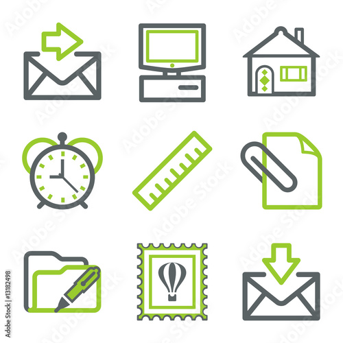 Green gray contour set 27