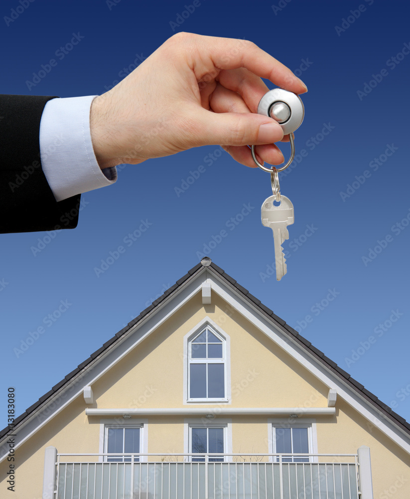 Hauskauf Schlüsselübergabe StockFoto Adobe Stock