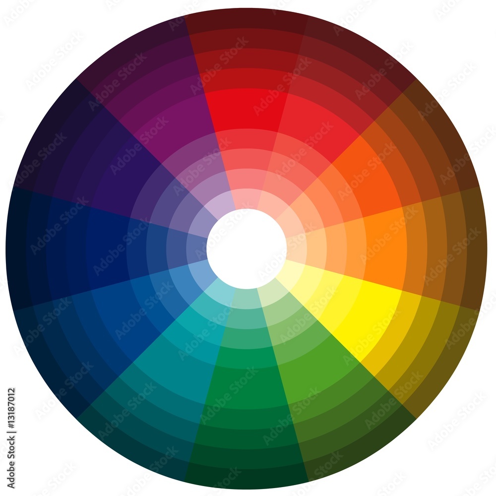 Obraz premium Color Swatch Wheel