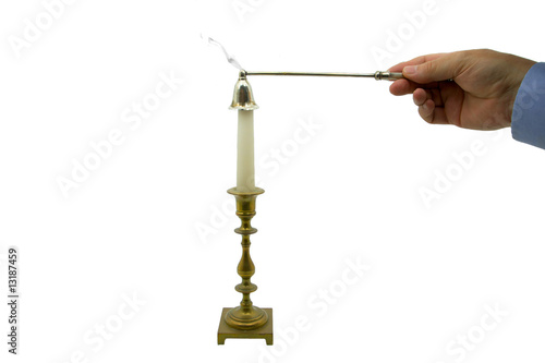 Fotografie snuffed candle