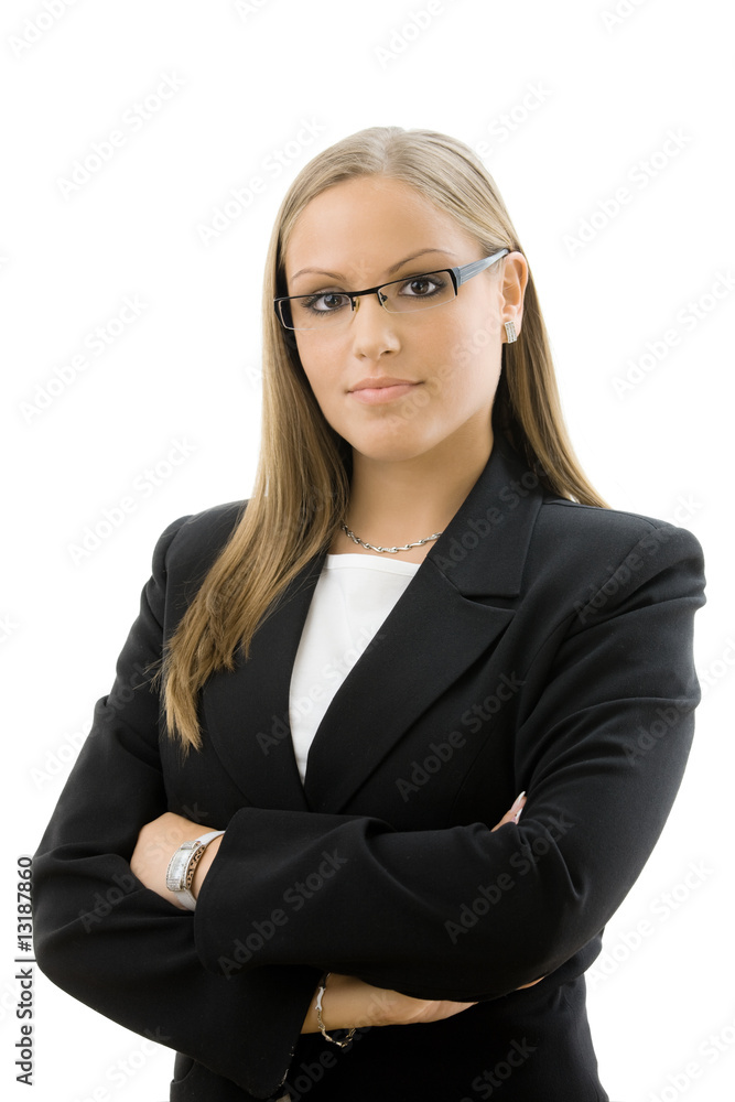 Businesswoman in glasses