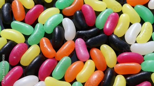 Candied jelly beans photo
