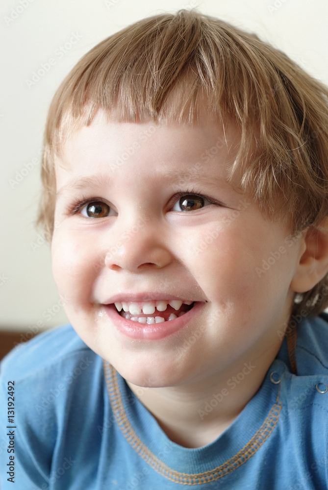 closeup portrait of adorable boy closeup portrait of adorable boy